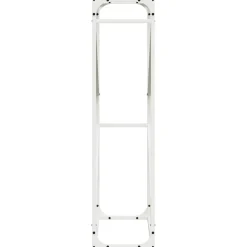 Vidaxl Bois Et Accessoires De Cheminées | - Portant de bois chauffage blanc 60x25x100 cm