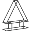 Vidaxl - Portant de bois chauffage noir 80x25x90 cm Sale