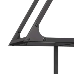 Vidaxl - Portant de bois chauffage noir 80x25x90 cm Sale