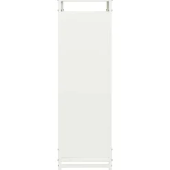 VidaXL Bois Et Accessoires De Cheminées | - Portant de bois chauffage blanc 90x28x90 cm