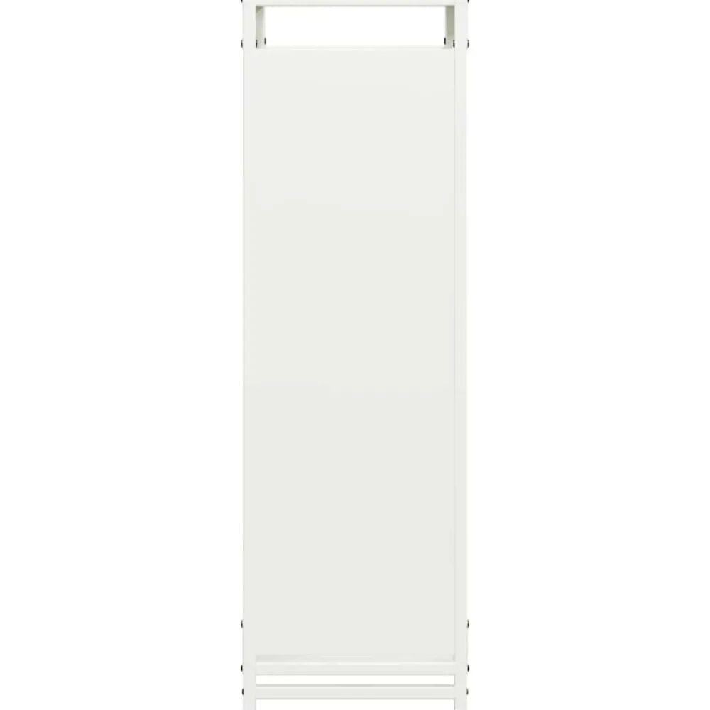VidaXL Bois Et Accessoires De Cheminées | - Portant de bois chauffage blanc 90x28x90 cm