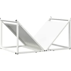 VidaXL Bois Et Accessoires De Cheminées | - Portant de bois chauffage noir 40x40x40 cm