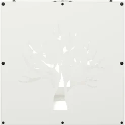 Vidaxl - Portant de bois chauffage blanc 40x40x40 cm Discount