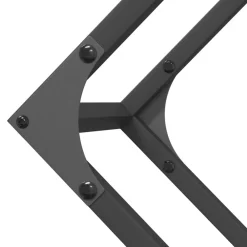 Vidaxl - Portant de bois chauffage noir 100x25x100 cm Online