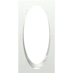Vidaxl Bois Et Accessoires De Cheminées | - Portant de bois chauffage blanc 50x23x100 cm
