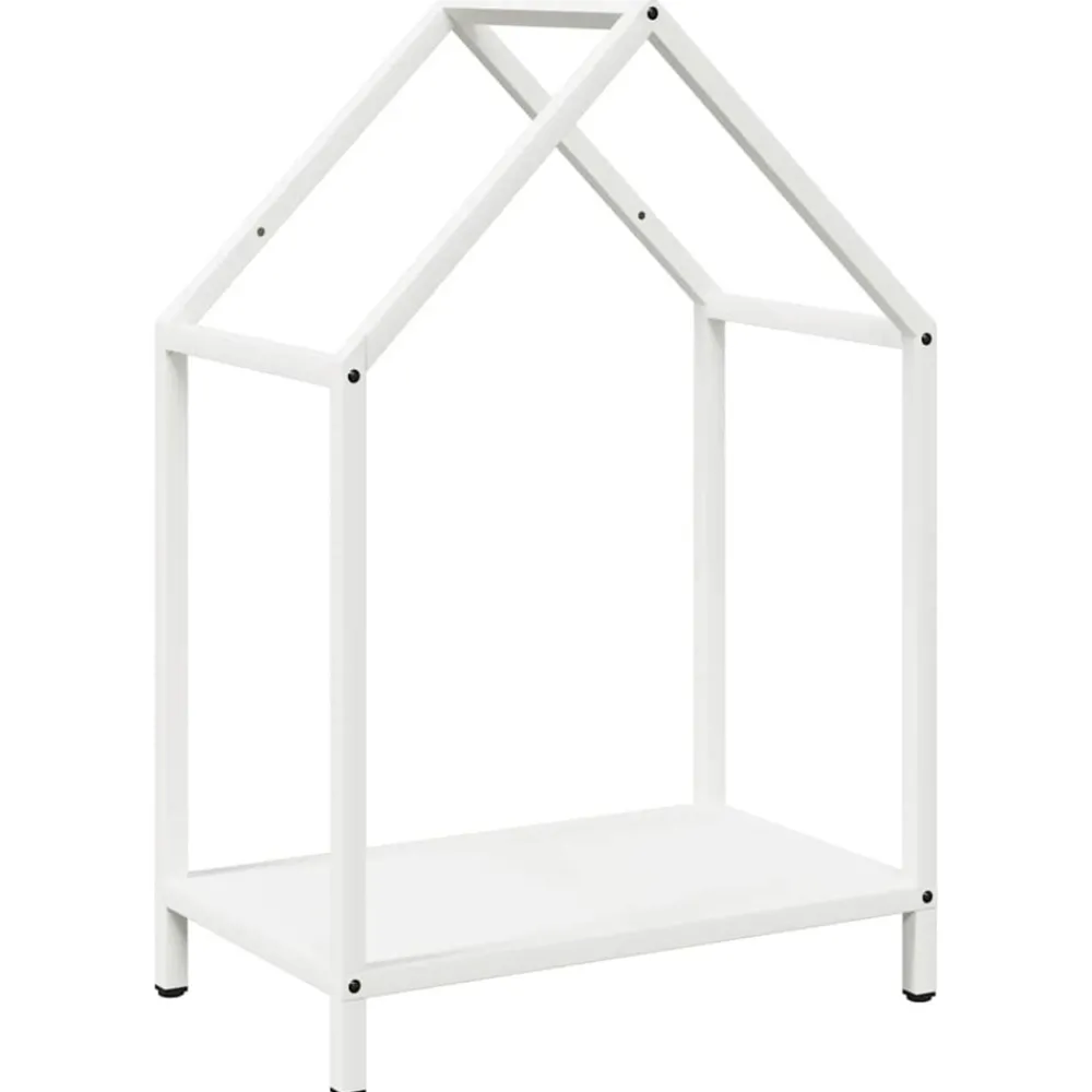 Vidaxl - Portant de bois chauffage blanc 40x25x60 cm Hot