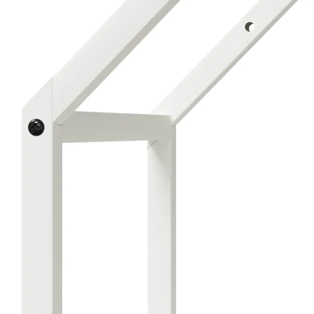 Vidaxl - Portant de bois chauffage blanc 40x25x60 cm Hot