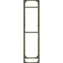 Vidaxl - Portant de bois chauffage vert olive 40x25x100 cm Outlet