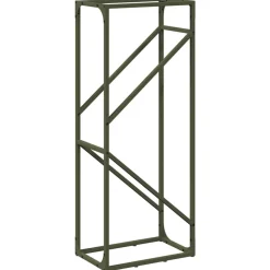 Vidaxl - Portant de bois chauffage vert olive 40x25x100 cm Outlet