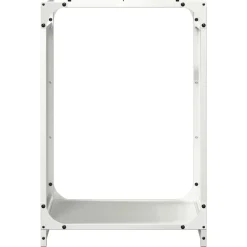 Vidaxl - Portant de bois chauffage blanc 44x28x65 cm