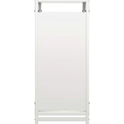 Vidaxl - Portant de bois chauffage blanc 44x28x65 cm