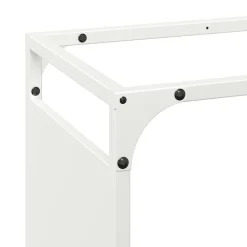Vidaxl - Portant de bois chauffage blanc 44x28x65 cm