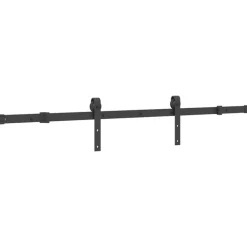 VidaXL Mercerie | - Porte coulissante et kit de quincaillerie 70x210 cm pin massif