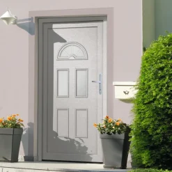 Vidaxl Mercerie | - Porte d'entrée blanc 98x198 cm pvc