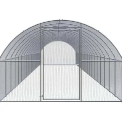 VidaXL Poulaillers, Clapiers Et Accessoires | - Poulailler d extérieur 3x20x2 m acier galvanisé