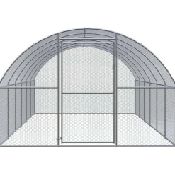 VidaXL Poulaillers, Clapiers Et Accessoires | - Poulailler d extérieur 3x6x2 m acier galvanisé