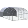 Vidaxl Poulaillers, Clapiers Et Accessoires | - Poulailler d extérieur 3x12x2 m acier galvanisé