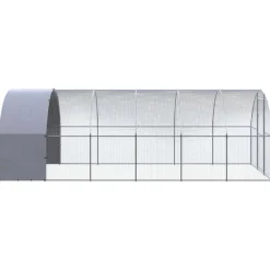 Vidaxl Poulaillers, Clapiers Et Accessoires | - Poulailler d extérieur 3x12x2 m acier galvanisé