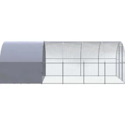 Vidaxl Poulaillers, Clapiers Et Accessoires | - Poulailler d extérieur 3x12x2 m acier galvanisé