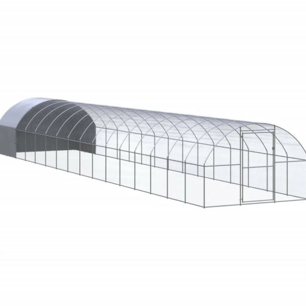 Vidaxl Poulaillers, Clapiers Et Accessoires | - Poulailler d extérieur 3x2x2 m acier galvanisé