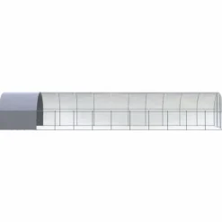 VidaXL Poulaillers, Clapiers Et Accessoires | - Poulailler d extérieur 2x6x2 m acier galvanisé