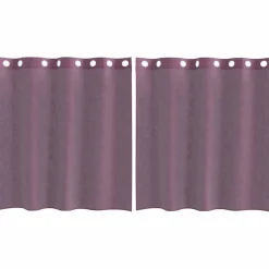 Vidaxl - Rideaux en voile avec œillets 2 pcs violet 140x140 cm Online