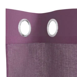 Vidaxl - Rideaux en voile avec œillets 2 pcs violet 140x140 cm Online