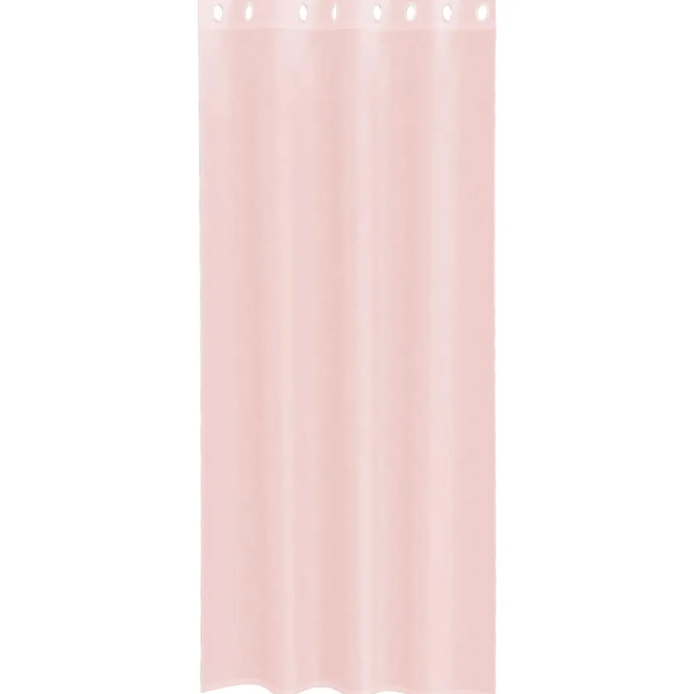 Vidaxl Objets De Décoration | - Rideaux en voile avec œillets 2 pcs rose clair 140x245 cm