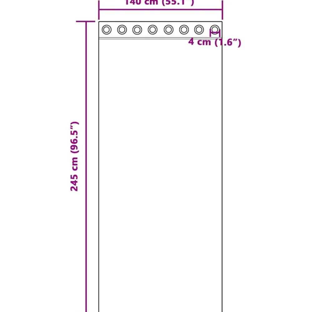 Vidaxl Objets De Décoration | - Rideaux en voile avec œillets 2 pcs rose clair 140x245 cm
