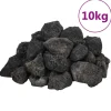 Vidaxl - Roches volcaniques 10 kg noir 3-5 cm Hot