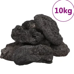 Vidaxl - Roches volcaniques 10 kg noir 10-30 cm Hot