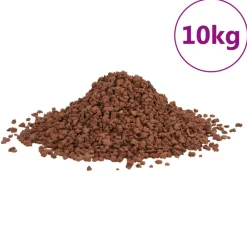 Vidaxl - Roches volcaniques 10 kg rouge 5-8 mm Clearance