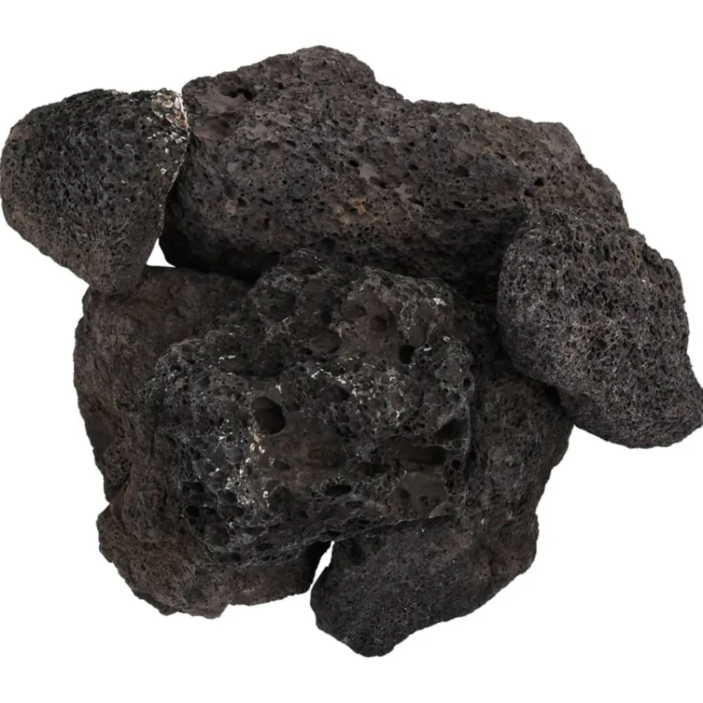 Vidaxl - Roches volcaniques 25 kg noir 10-30 cm