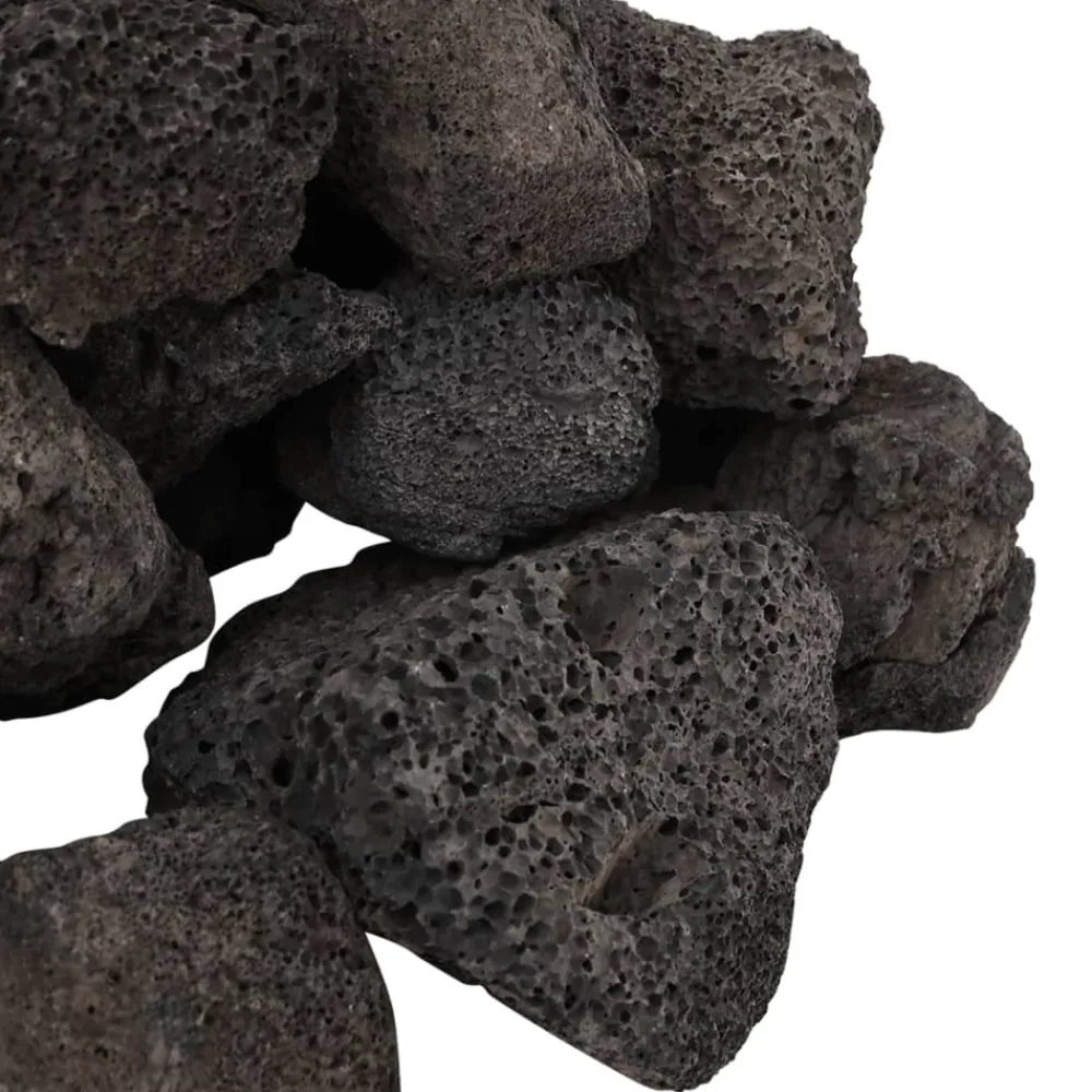 Vidaxl Plantes Et Décoration | - Roches volcaniques 10 kg rouge 1-2 cm