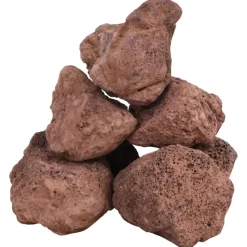 VidaXL Plantes Et Décoration | - Roches volcaniques 25 kg rouge 10-30 cm