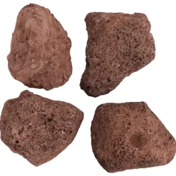 VidaXL Plantes Et Décoration | - Roches volcaniques 25 kg rouge 10-30 cm