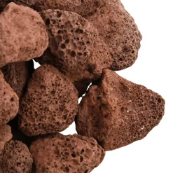 Vidaxl - Roches volcaniques 10 kg rouge 3-5 cm Outlet