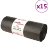 Vidaxl Cache-Pots Et Bacs D'Intérieur | - Sacs poubelles 150 pcs noir 240 l
