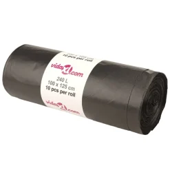 Vidaxl Cache-Pots Et Bacs D'Intérieur | - Sacs poubelles 150 pcs noir 240 l