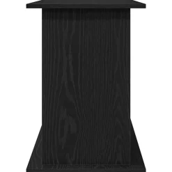 VidaXL Pompes, Filtres, Chauffages Et Accessoires | - Support d'aquarium chêne noir 101x41x58 cm bois d'ingénierie