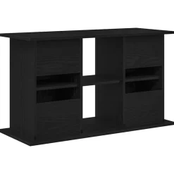 VidaXL Pompes, Filtres, Chauffages Et Accessoires | - Support d'aquarium chêne noir 101x41x58 cm bois d'ingénierie