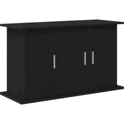 VidaXL Pompes, Filtres, Chauffages Et Accessoires | - Support d'aquarium chêne noir 101x41x58 cm bois d'ingénierie