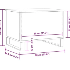 VidaXL - Support d'aquarium chêne artisanal 36x75x72,5cm bois ingénierie Hot
