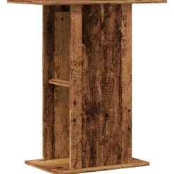 VidaXL Pompes, Filtres, Chauffages Et Accessoires | - Support d'aquarium vieux bois 36x60,5x72,5 cm bois d'ingénierie
