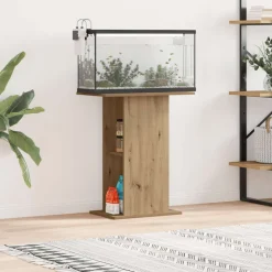VidaXL Aquariums Et Meubles | - Support pour aquarium chêne artisanal 36x60,5x72,5 cm