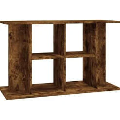 VidaXL Aquariums Et Meubles | - Support pour aquarium chêne fumé 100x40x60 cm bois d ingénierie