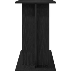 VidaXL Pompes, Filtres, Chauffages Et Accessoires | - Support pour aquarium chêne noir 80x35x60cm bois d'ingénierie