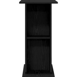 VidaXL Pompes, Filtres, Chauffages Et Accessoires | - Support pour aquarium chêne noir 60,5x36x72,5 cm