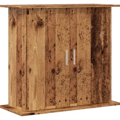 VidaXL Pompes, Filtres, Chauffages Et Accessoires | - Support pour aquarium vieux bois 81x36x73 cm bois d'ingénierie