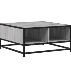 Vidaxl - Table basse sonoma gris 60,5x60,5x30 cm bois d'ingénierie/métal Outlet